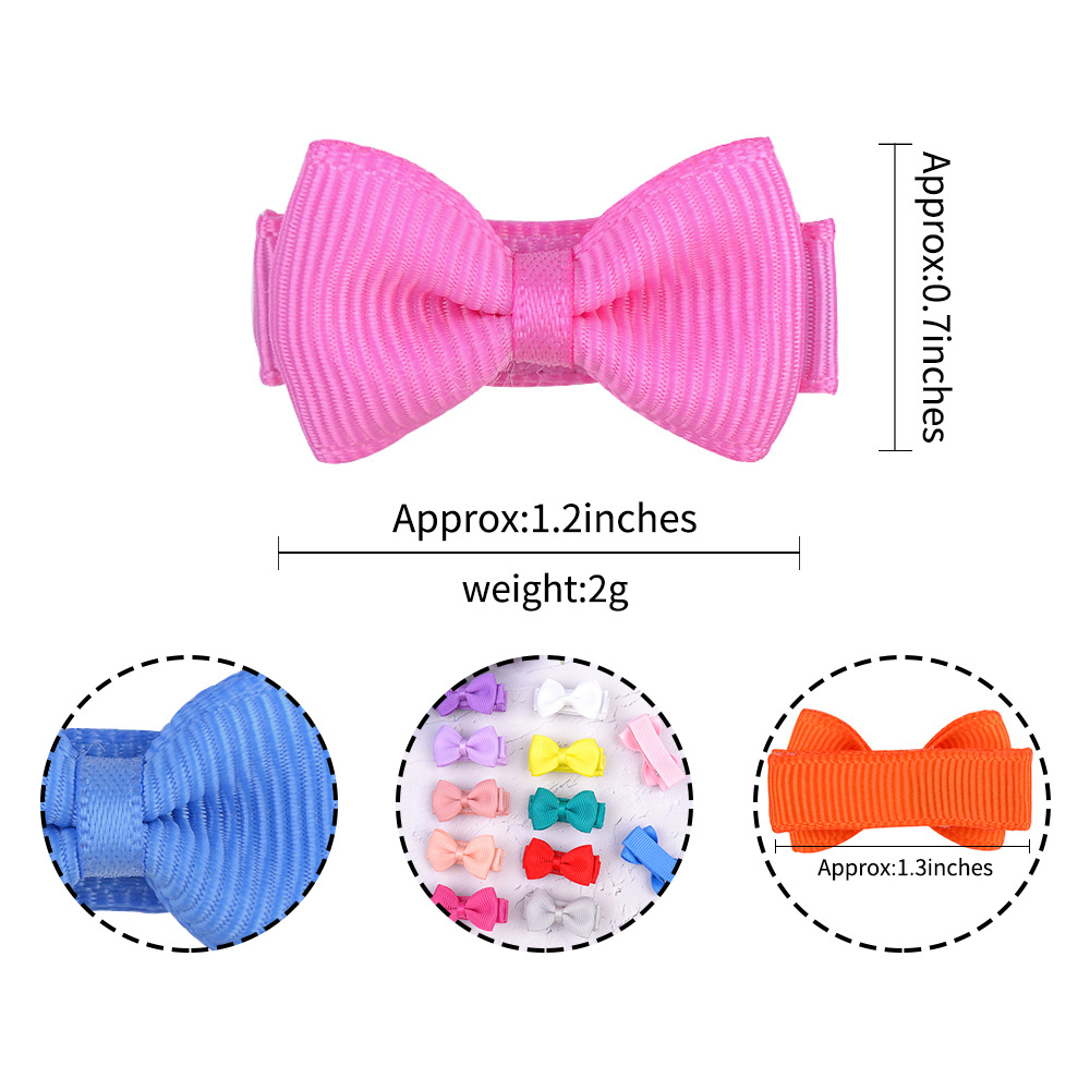 Fashion childrens solid color candy color cute mini hair accessoriespicture1