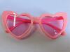 Trend sunglasses, fashionable glasses heart-shaped solar-powered, wholesale