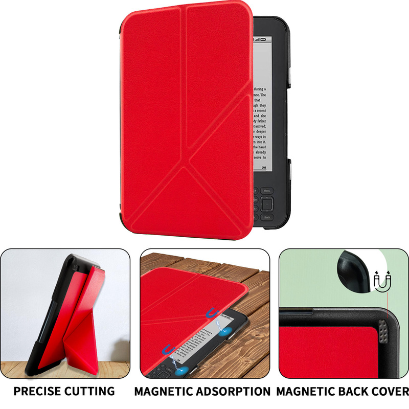 Suitable for Kindle3 E-Book Protective Cover, Transformers Leather Case, Full-Cover Flip Cover, Kindle3 Generation Keyboard Suitable for Kindle3 E-Book Protective Cover, Transformers Leather Case, Full-Cover Flip Cover, Kindle3 Generation Keyboard