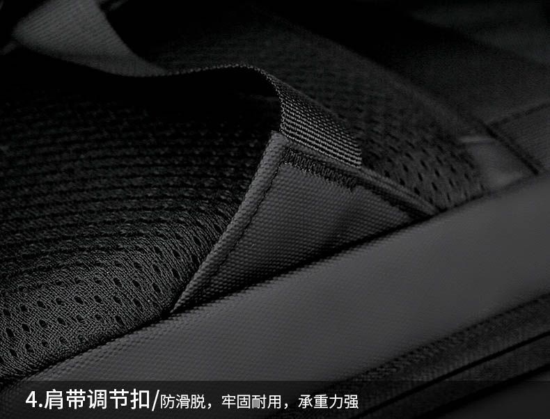 Leather film backpack for men, large-capacity multi-functional business travel backpack, laptop bag, college student schoolbag undefined