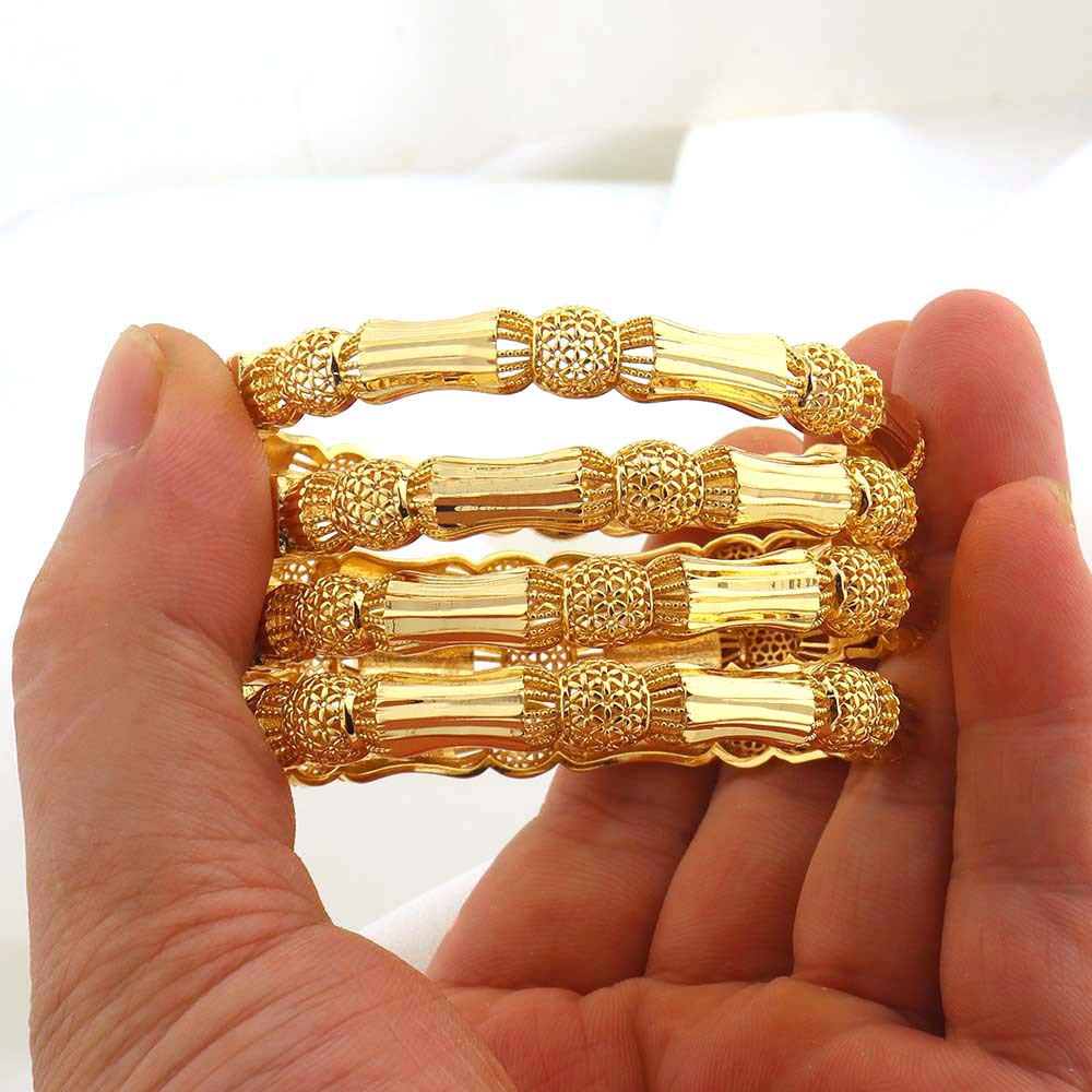 Plating Design Copper Plating 18K Gold Ladies' Bracelet Temperament Entry Lux Hollow Small Waist Dubai Bridal Wedding Jewelry Wholesale