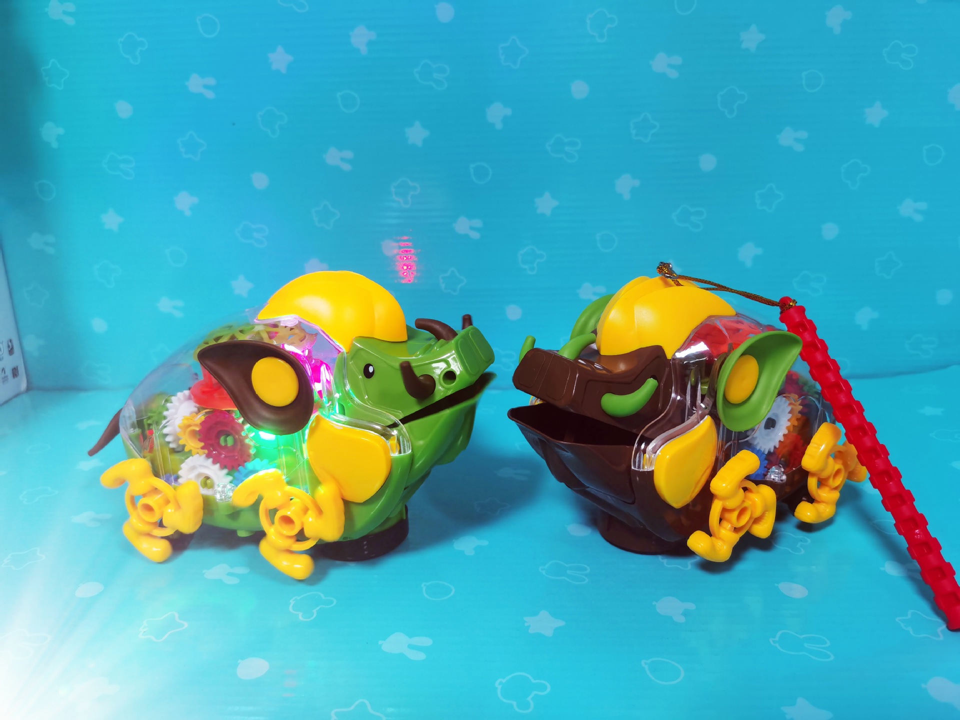 Festival de mediados de otoño linterna Festival linterna portátil juguete música luz eléctrica serie linterna de juguete de los niños al por mayor