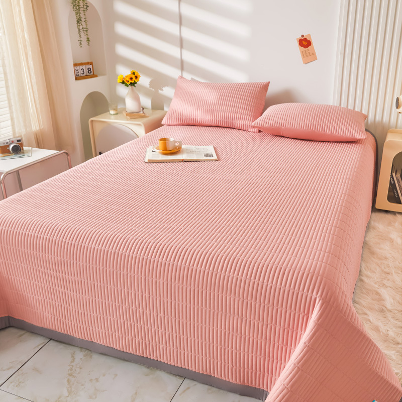 2025 nuevo estilo cubierta de cama de verano tatami de una pieza especial sábana acolchada cubierta de cama dormitorio individual juego de tres piezas