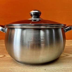 extra thick high stainless steel pot apple soup pot soup pot belly pot noodle pot