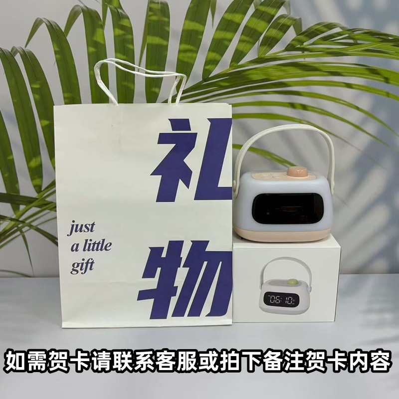 子供、男の子、女の子向けのポータブル目覚まし時計ライト、目覚まし時計、LED無段階調光タイマー、デスクトップ小型卓上時計|undefined