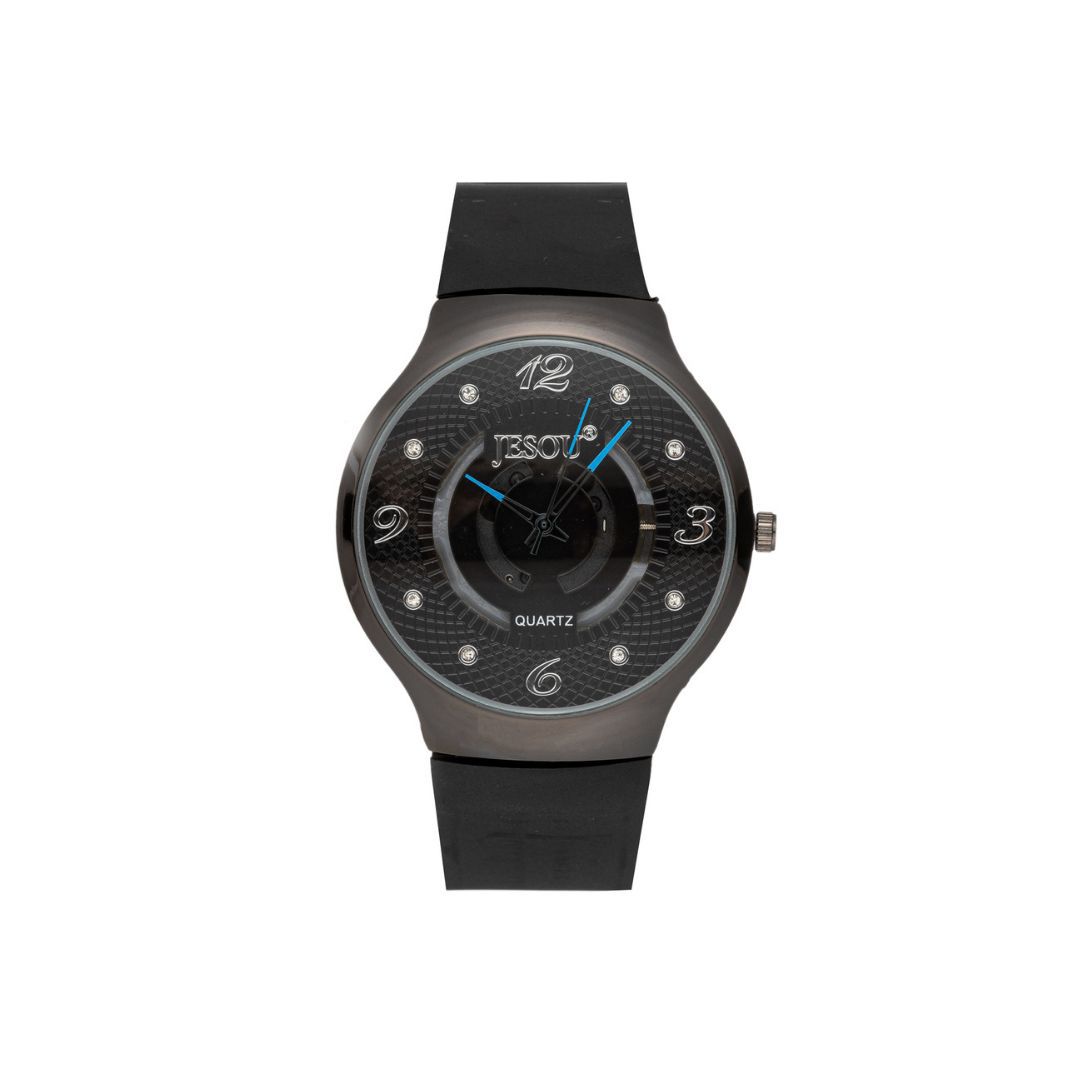 Men's Quartz Watch Silicone Strap Casual Style For Men_voghion.com