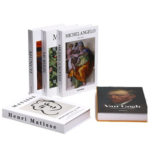 Folding Art Magazine Fake Book Matisse Abstract Literary Simulation Book Bookshelf Display Decor Book Shelf Accent Model