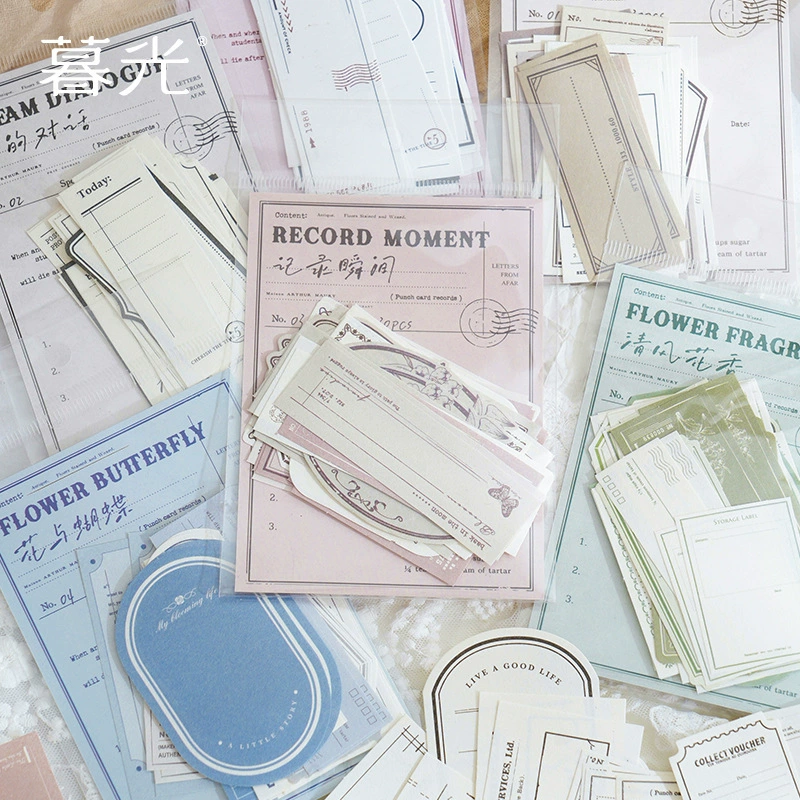 Twilight Light Embrace Summer Series Материал Бумага для заметок Бумага для сообщений Повседневная бумага для заметок в виде справочника 6 стилей