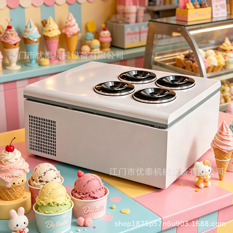 Manufacturer Supplies 4-Tub and 6-Tub Small Pozzetti Gelato Tub-Style Refrigerators, Italian Ice Cream Display Cabinets Manufacturer Supplies 4-Tub and 6-Tub Small Pozzetti Gelato Tub-Style Refrigerators, Italian Ice Cream Display Cabinets