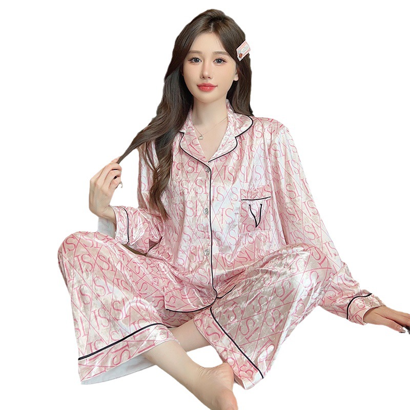 Sweet Light pijamas de lujo de terciopelo dorado para mujer Otoño e Invierno cardigan pantalones de manga larga 2023 nuevo traje casual para el hogar
