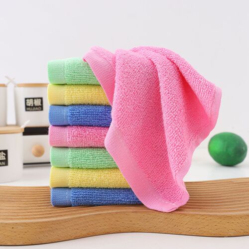 Oil-free dishwashing towel wood fiber dishwashing small rag kitchen multi-purpose household cleaning table wiping thick scouring pad
