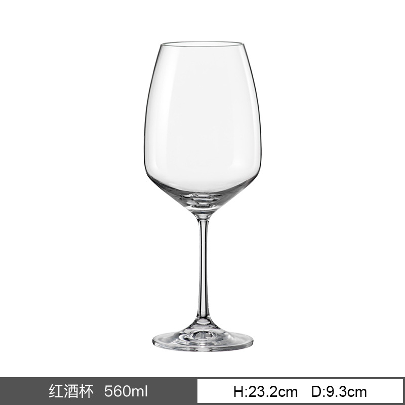 Copas de vino tinto importadas de República Checa, copas de cristal sin plomo, juego de alta gama para el hogar, combinación de decantador de vino, regalo de negocios
