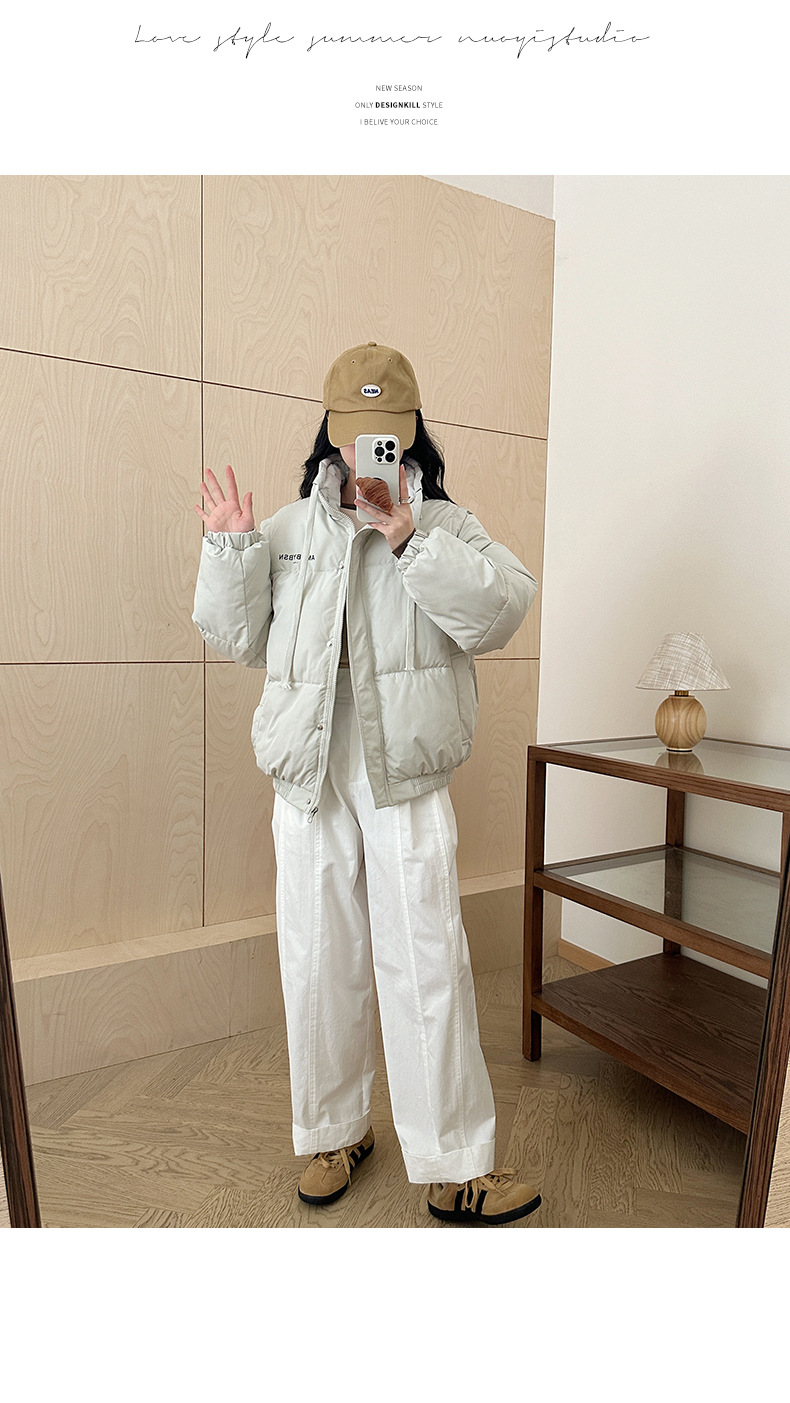 Abnehmbare Ärmel, Männer und Frauen, dickes Winterdesign, Unterhemdweste, für lässige Paare, Daunenjacke aus Baumwolle_voghion.com