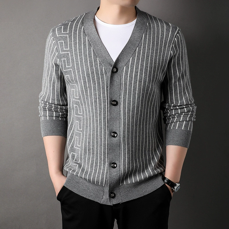 Модный кардиган, свитер, jacket, вязаный с длинным рукавом