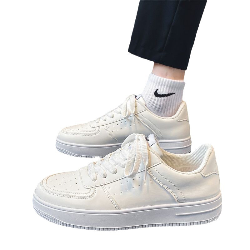 Zapatillas Blancas para Hombre, Transpirables, Casuales, Versátiles, Aptas para Adolescentes, Modelo 2026, Zapatos Deportivos Blancos para Estudiantes