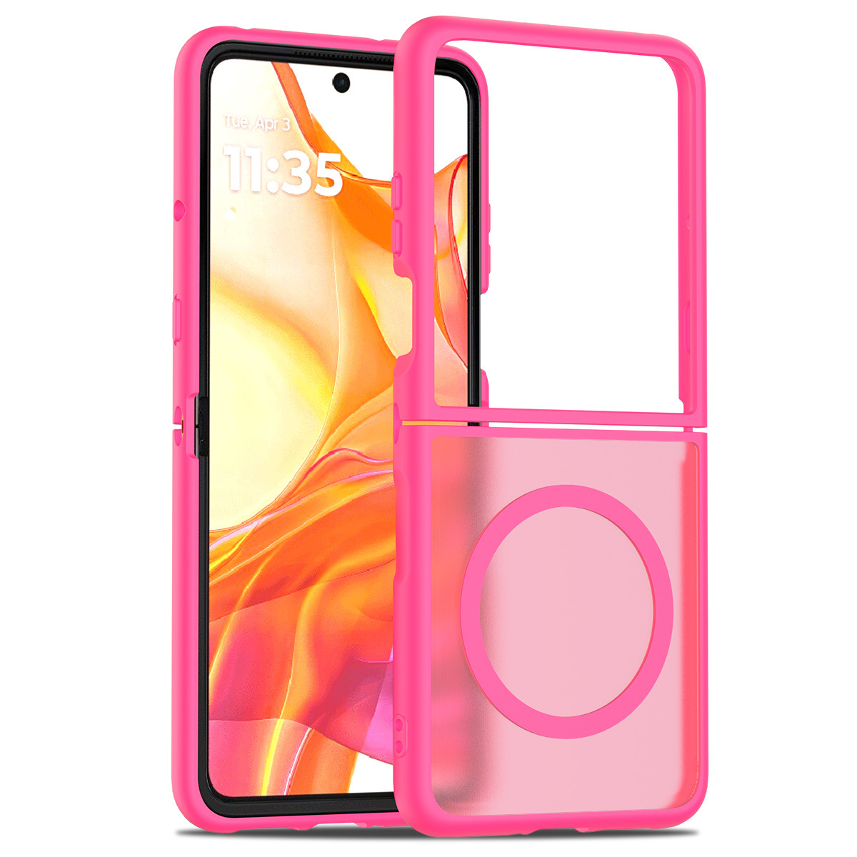 Adecuado para Moto Razr Ultra 2025 Silver Shield Fentor Magnético 2 en 1 Funda para teléfono móvil Funda protectora plegable