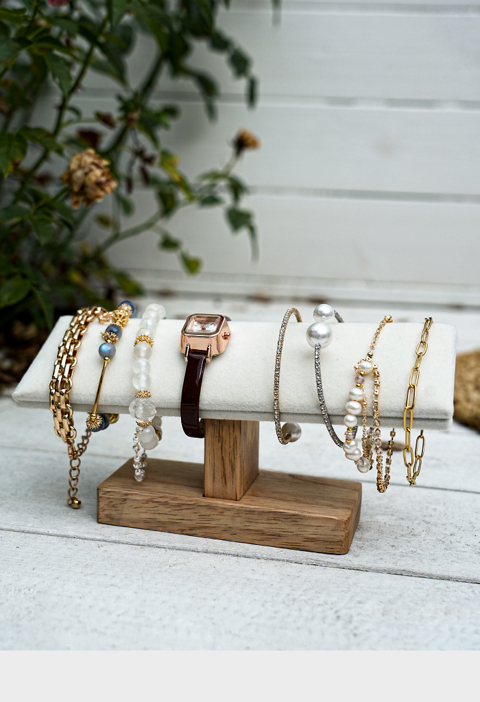 450g Weight Jewelry Display, Jewelry Rack Classification 1 Piece Quantity solid wood, Flannel Material Integrated Pattern Vintage Style, Classic Style Style Vintage Style Classic Style Integrated Jewelry Display Jewelry Rack