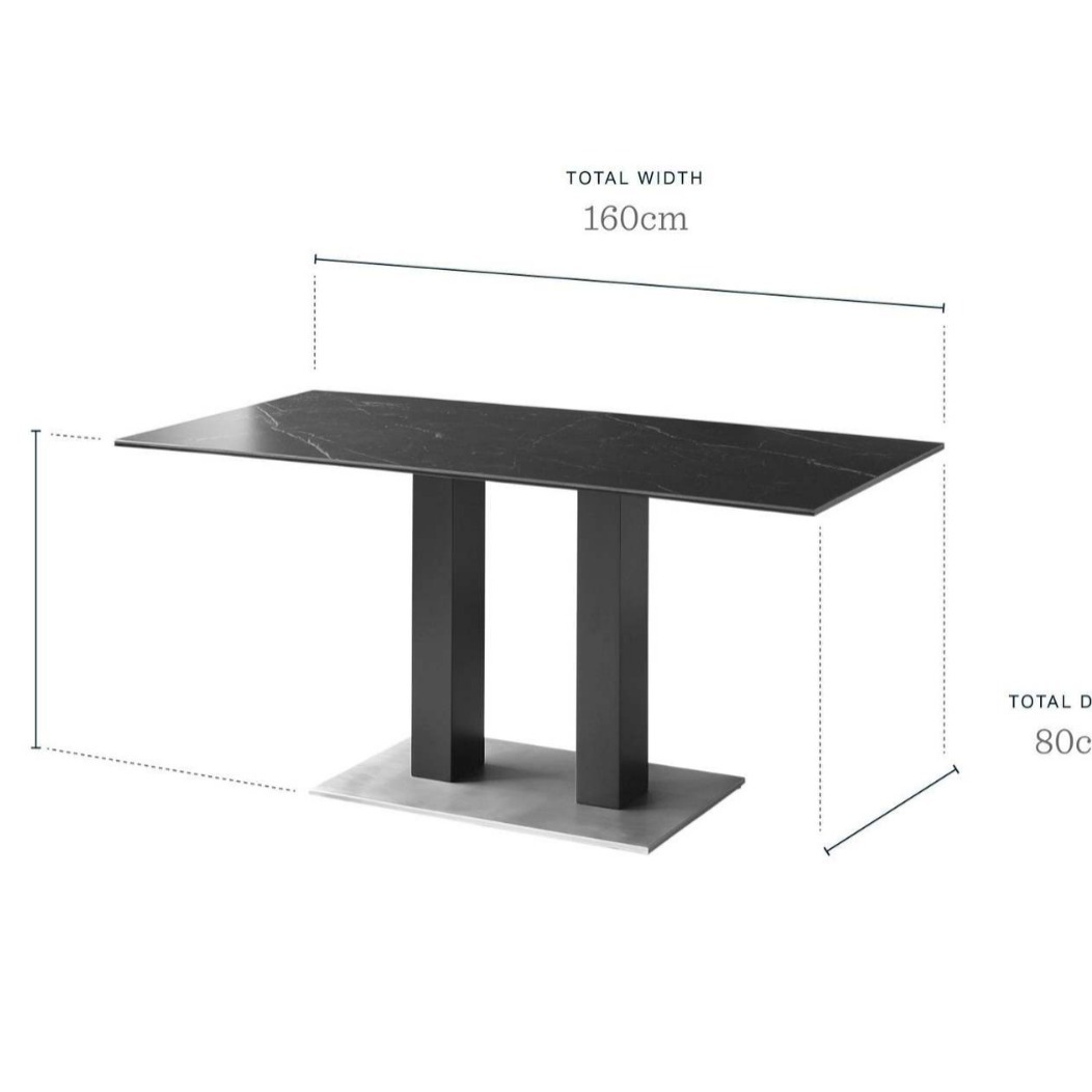 Mesa de comedor de vidrio temperado, mesa de roca de lujo, mesa de comedor moderna y simple, mesa de comedor combinada