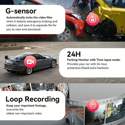 Four-Camera Recorder 4-Lens — Driving recorder