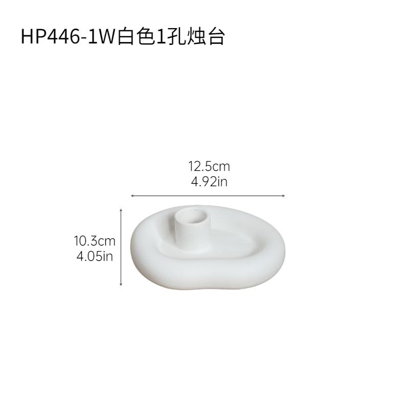 Moderno minimalista ins viento cerámica decoración de vela doméstica decoración artística base al por mayor