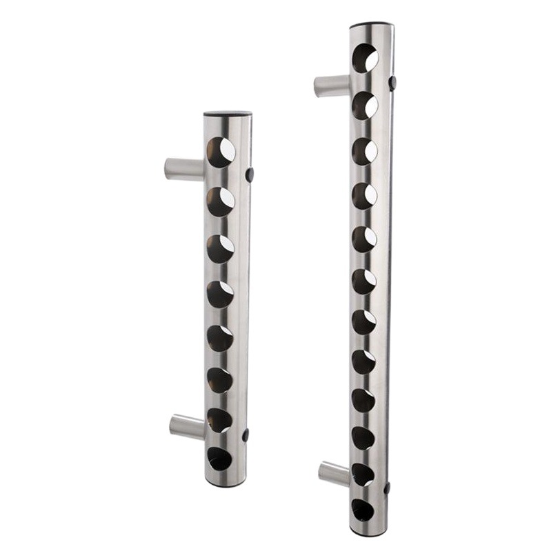 Estante de vino de acero inoxidable transfronterizo estante de botella de vino montado en la pared estante de vino creativo estante de vino de acero inoxidable montado en la pared