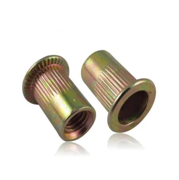 批发 平头竖纹铆螺母/平头铆螺帽/拉铆螺母  拉铆螺帽