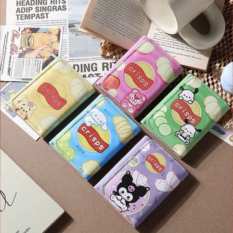 Wallet, cute bag, cartoon card holder