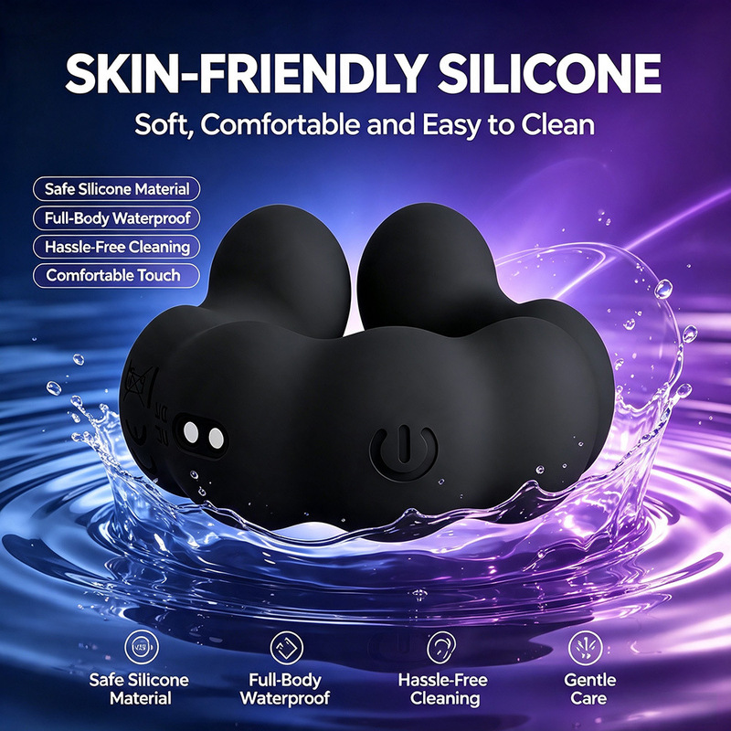 Vibrating cock rings for both men and women, delay ejaculation, resonance sex toys, adult products for men, wholesale supply