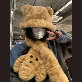 成人帽;帽子头巾配件;2件套