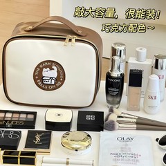 新款可爱化妆包大容量手提便携收纳包外出旅行高颜值防水洗漱包