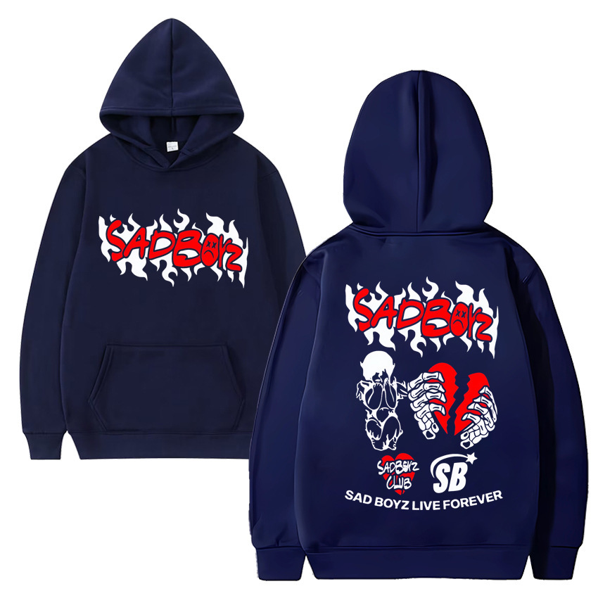 Junior H Sad Boyz music Hoodie New Men Women vintage Fleece