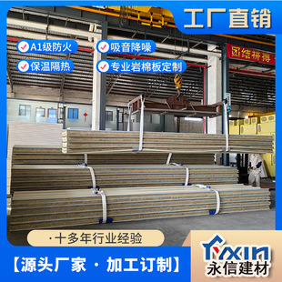 Factory Direct Supply Rock Cotton Core Plate 1050 Type Rock Cotton Composite Plate Rock Cotton Core Plate Roof Manufacturer
