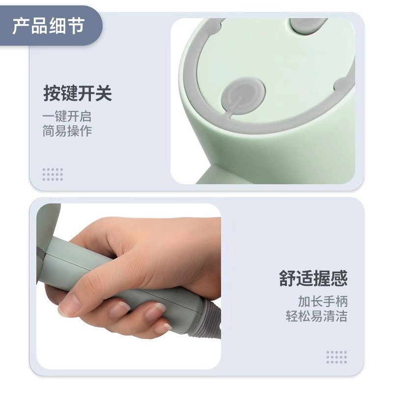 Cepillo de limpieza eléctrico transfronterizo para uso doméstico, cepillo de cocina multifuncional con cabezales de cepillo reemplazables, herramienta para lavar platos y ollas, máquina cepilladora manual.