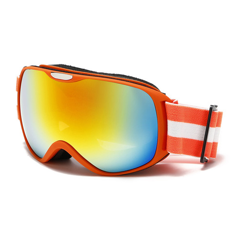 Children's colorful coated anti-fog mountaineering ski goggles box, outdoor windproof, sand and snow goggles H3050