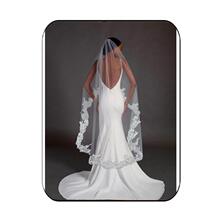 H 84127 Bridal Veil with Lace Embroidery �����^�� ���l