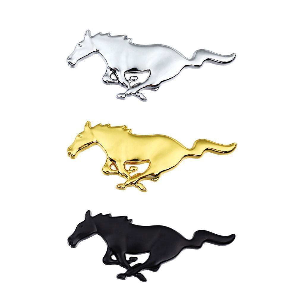 Enlarged Mustang Metal Car Sticker, New Mondeo Emblem, Rear Emblem, Forerunner Modified 3D Emblem