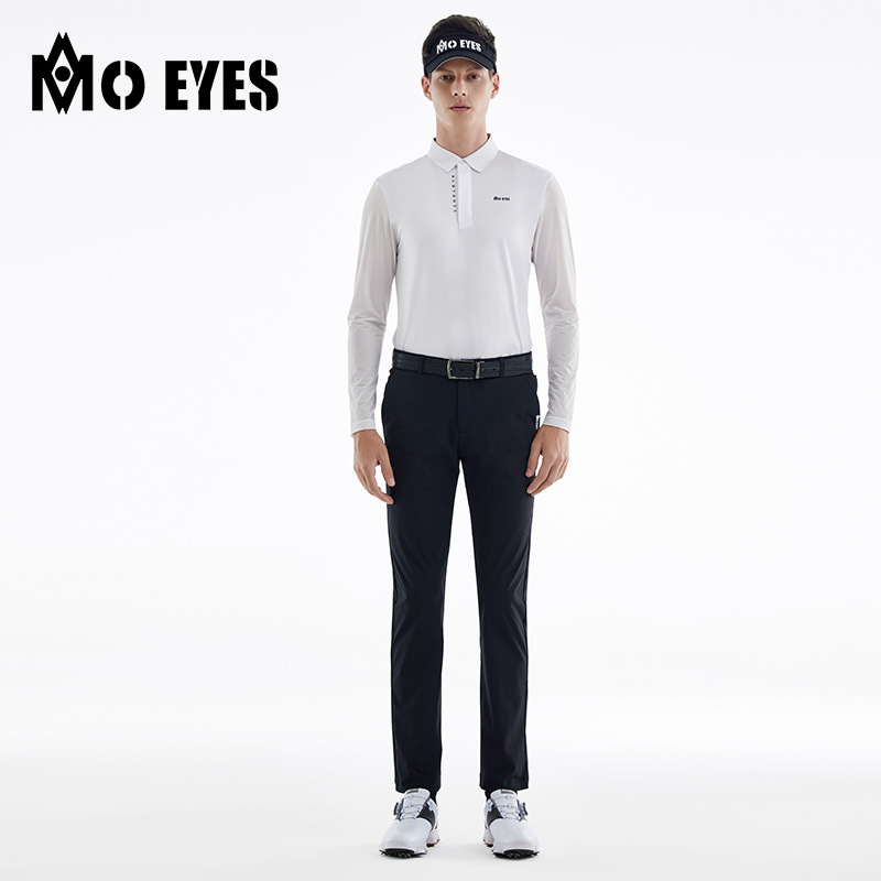 Áo chống nắng nam Moeyes Magic Eye Golf vải lụa lạnh thoáng khí nhanh khô — M23YF006-Áo màu trắng, M23YF006-Áo màu đen