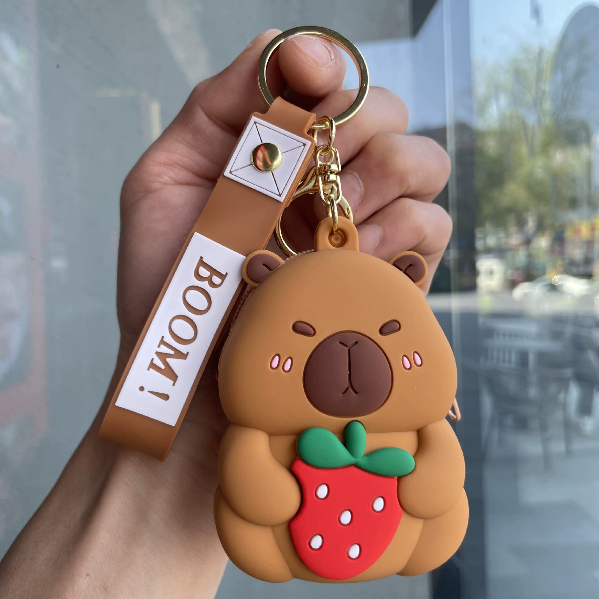 Sanrio силиконовый кошелек, сумочка для ключей, брелок, подвеска, подарок на день рождения