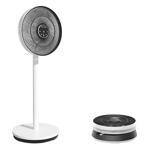 2024 New DC usb charging shaftless brushless fan desktop outdoor variable frequency folding portable floor fan