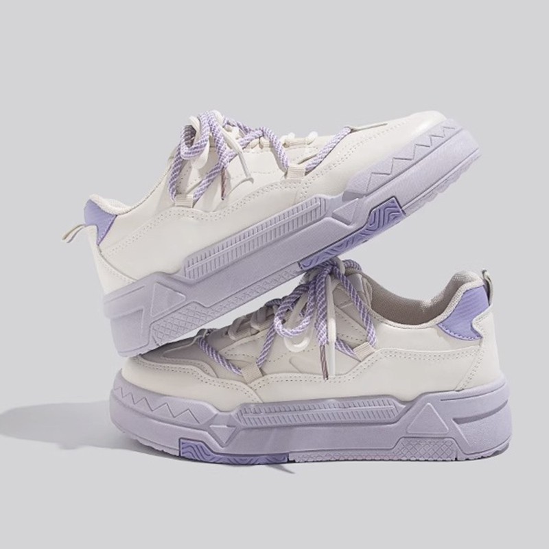 Moda ocio estilo de hadas zapatos blancos zapatos de mujer 2025 primavera nueva ropa exterior de mujer cómodos zapatos de suela gruesa