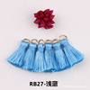 Earrings with tassels, accessory, 2cm, polyester, wholesale