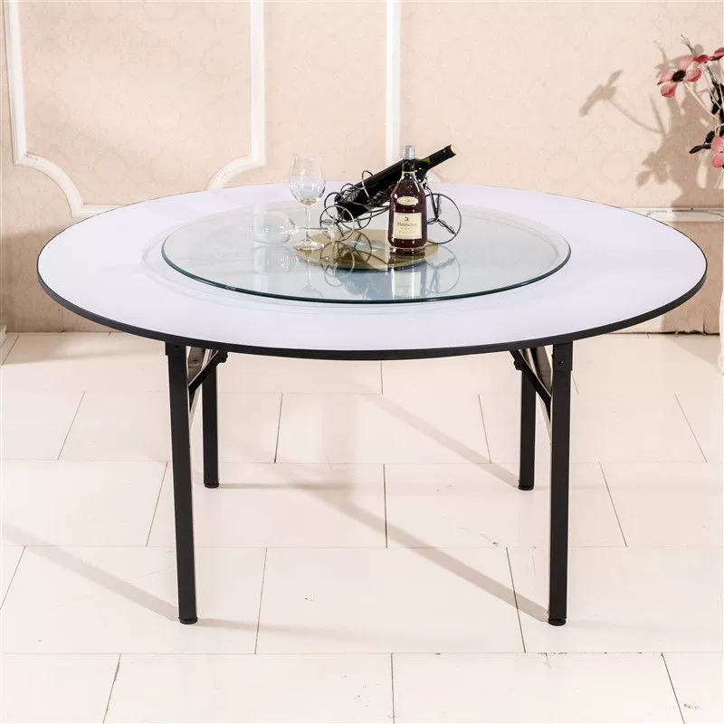 Источник ПВХ Круглый стол Отель Складной круглый стол 10 человек 12 человек 20 человек Коммерческий стол Многоэтажный дом дома