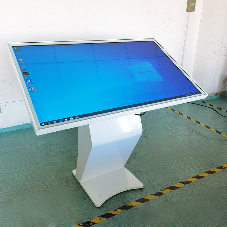 55寸触摸一体机高清液晶红外安卓广告机卧式自助触摸查询终端机