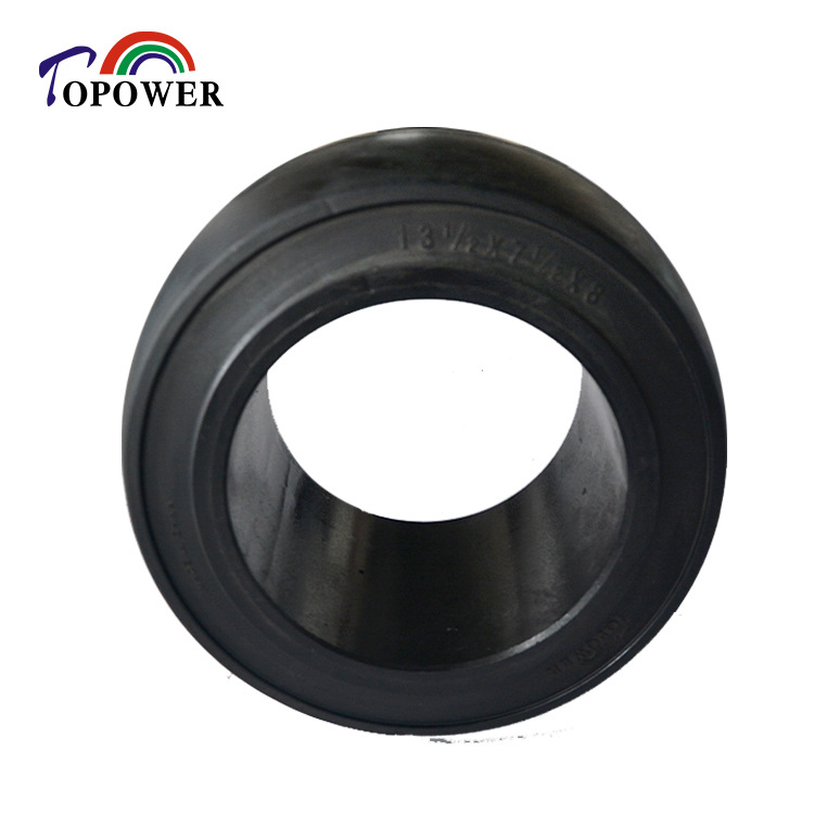 江苏托普轮胎，压配式轮胎13.5*7.5*8，适用于铣刨机 拖车等行走