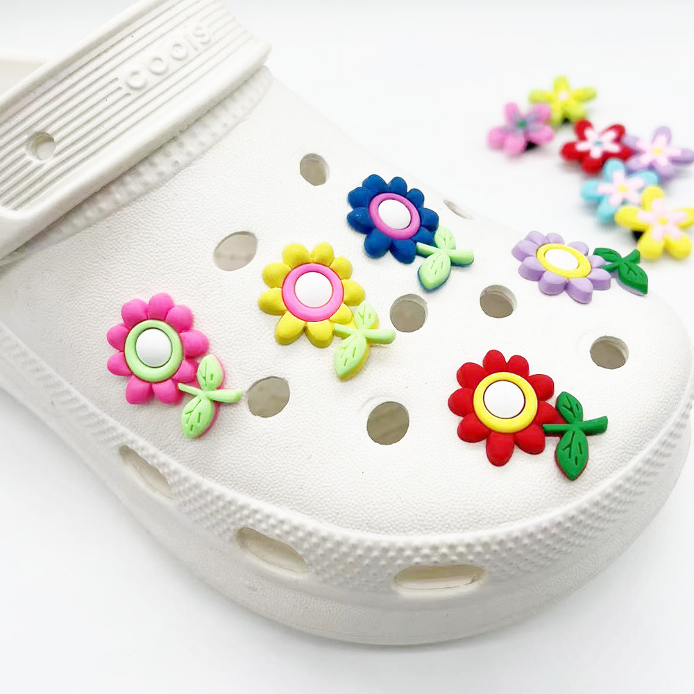 37g Weight Shoe Buckle Shoe Accessories Type Flower Shoe Accessories PVC Winter Summer Spring Shoe Buckle