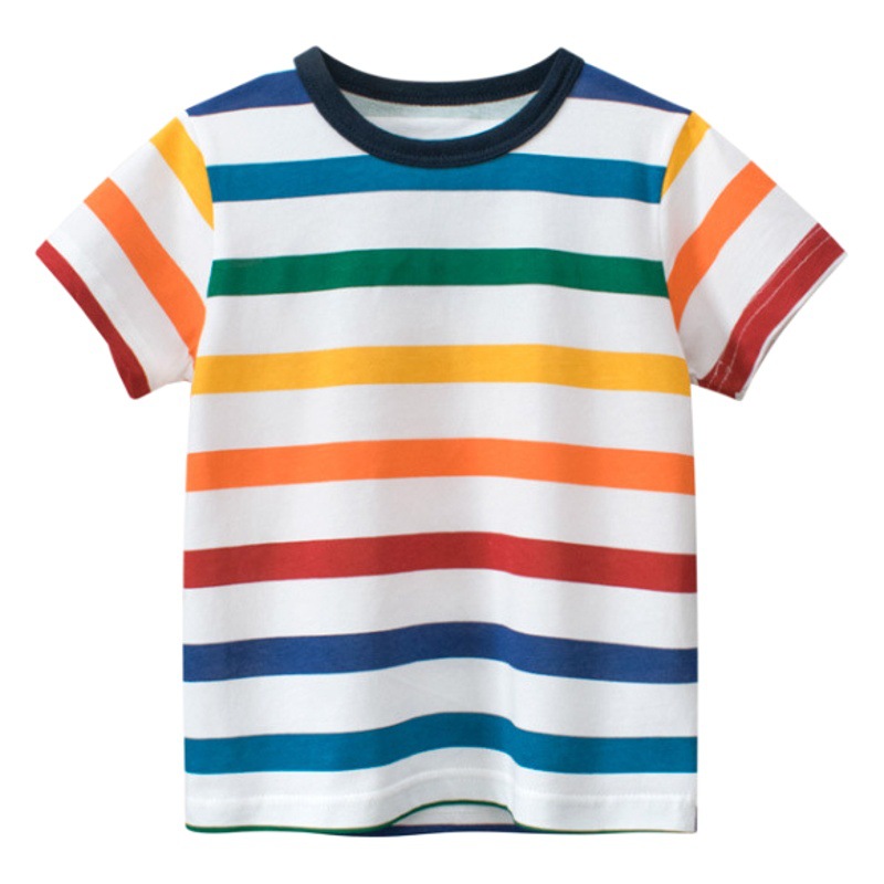 27 niños ropa de marca para niños al por mayor ropa de verano para niños bebés Camiseta de manga corta para niños camisa de fondo suministro de primera mano