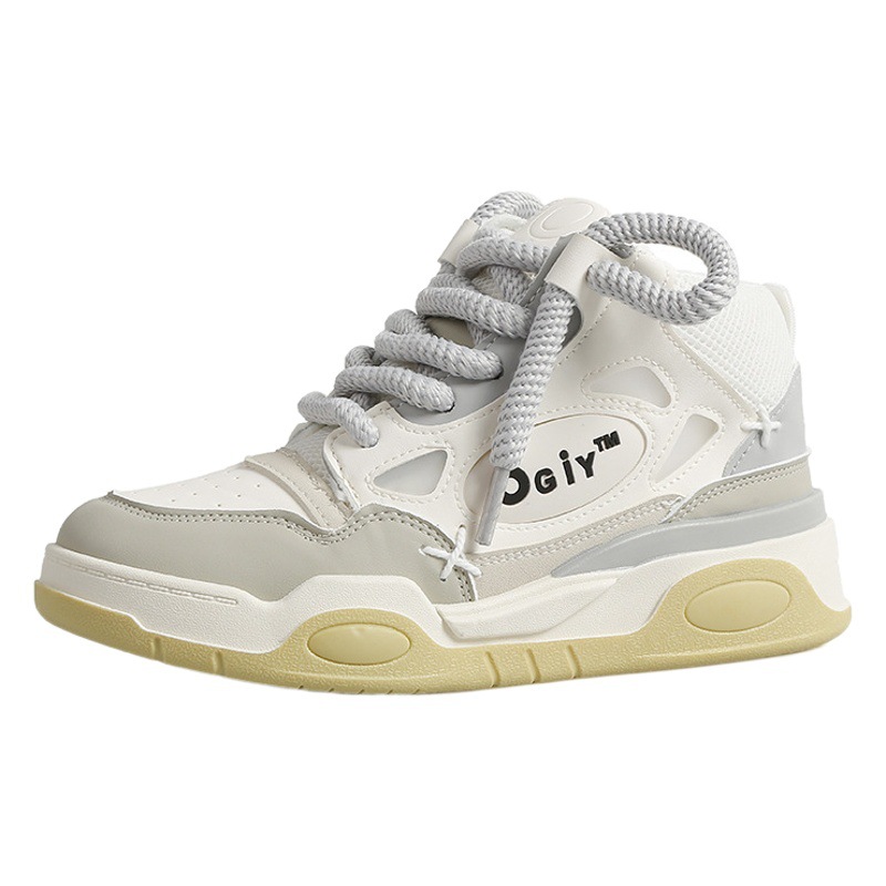 Zapatos de hombre de moda Zapatos de pareja nuevos zapatos de mujer de Otoño de pan de fondo suave zapatos versátiles de plataforma casual Zapatos de mesa deportiva