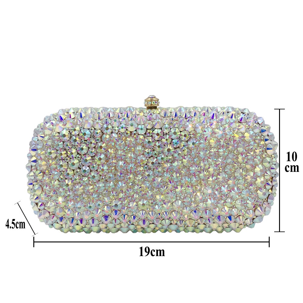 BL126 bolsas de diamantes hechas a mano, bolsas de cristal para la cena, bolsas de novia, bolsas de mano, bolsas de cadena