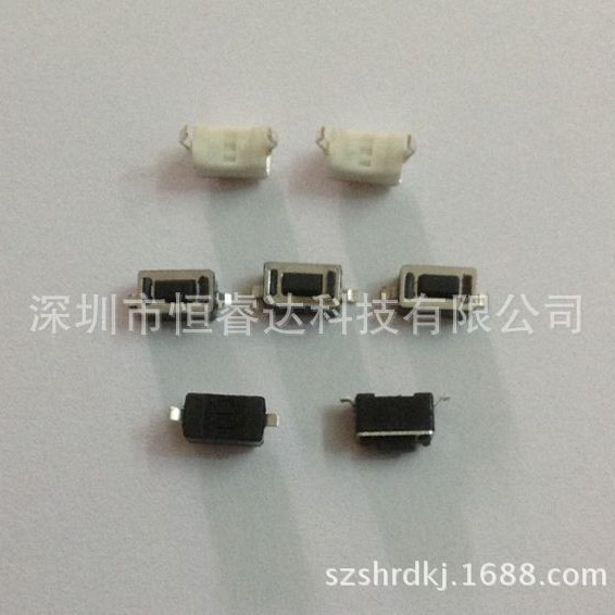 厂家直销环保耐用 3*6*5MM 轻触开关 插件按键开关 贴片 2脚 铜脚