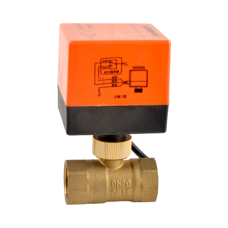 电动球阀220v二通两线常闭常开24v电动管道水阀出水开关1寸2寸12v